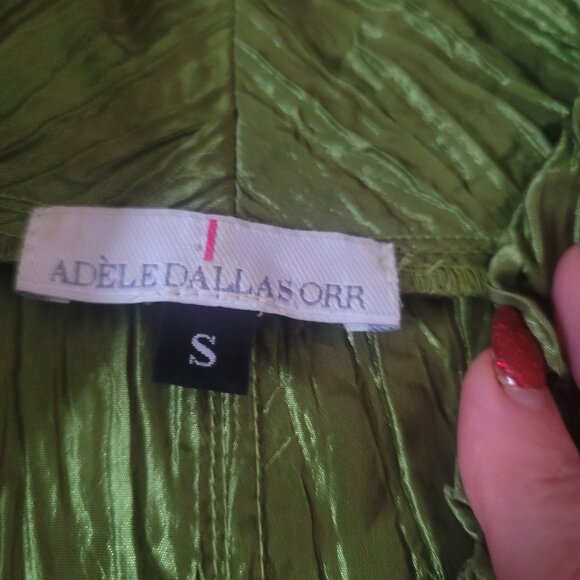 Adele Dallas Orr green dressy jacket size small - Picture 3 of 4